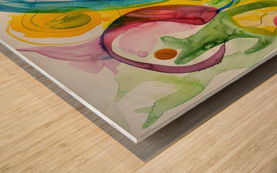 Chromatic Rhapsody 249NJP 45 Wood print