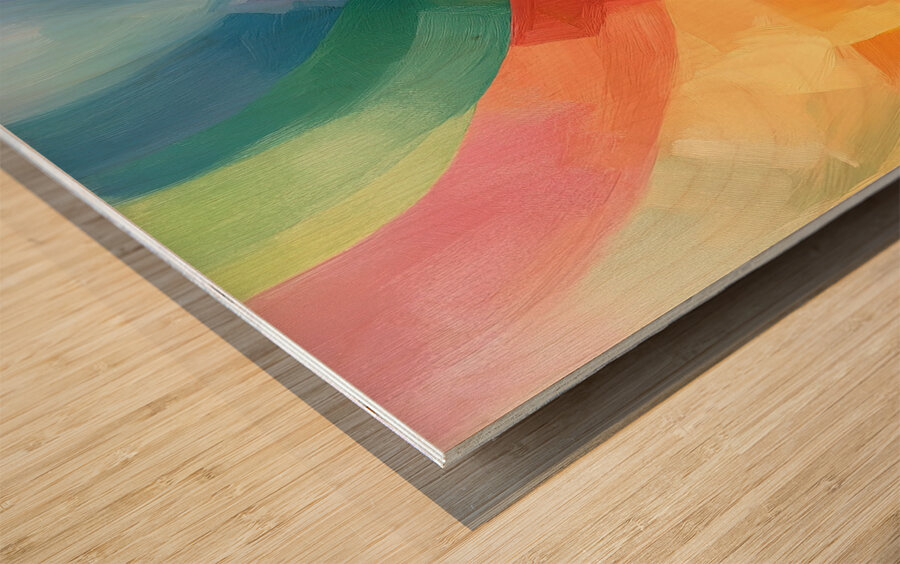 Chromatic Rhapsody 24H7P9 57 Wood print