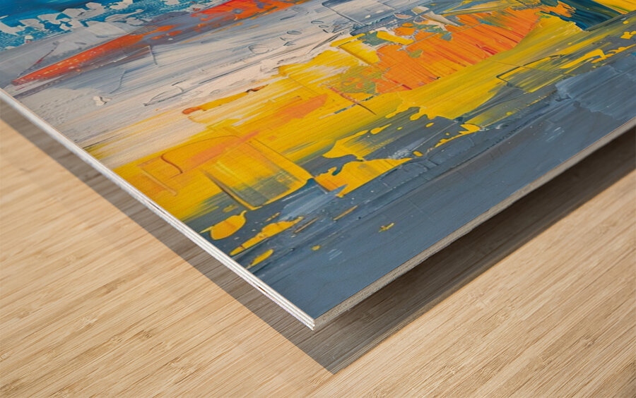 Chromatic Rhapsody 29H7N 52 Wood print