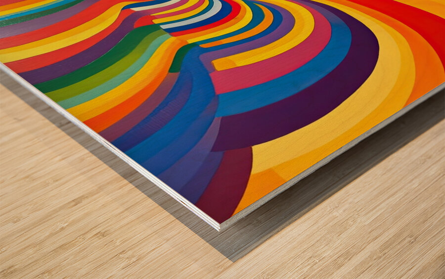 Chromatic Rhapsody 29HBC8 60 Wood print