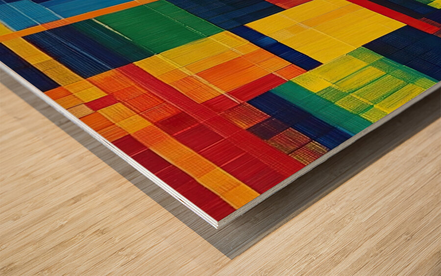 Chromatic Rhapsody 29HBC8 58 Wood print