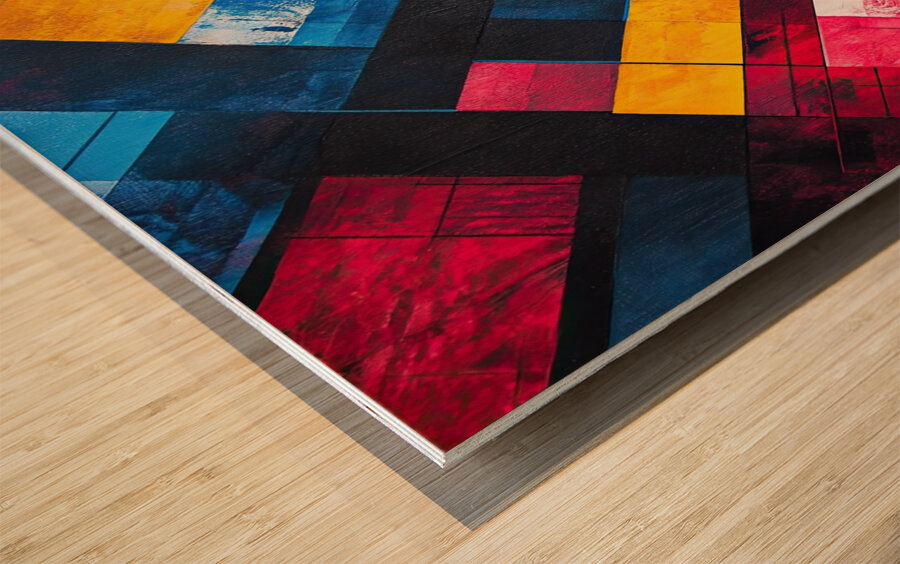 Chromatic Rhapsody 29HBCN 58 Wood print