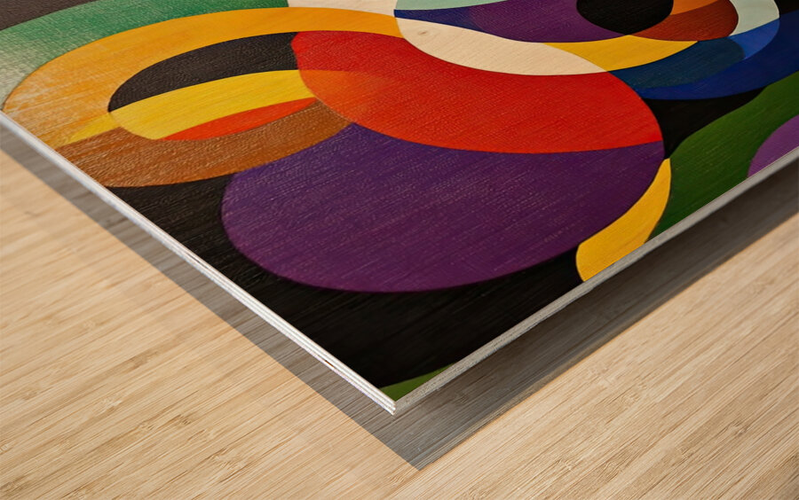 Chromatic Rhapsody 29HBNP 55 Wood print