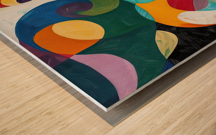 Chromatic Rhapsody 29HBNP 57 Wood print