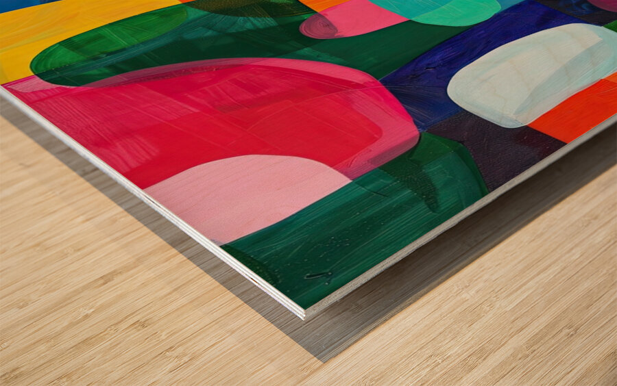 Chromatic Rhapsody 29HJ8N 58 Wood print