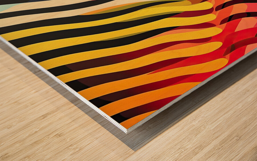 Chromatic Rhapsody 2D9H7N 57 Wood print