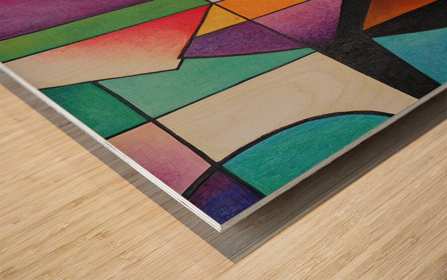 Chromatic Rhapsody 2D9H3N 48 Wood print