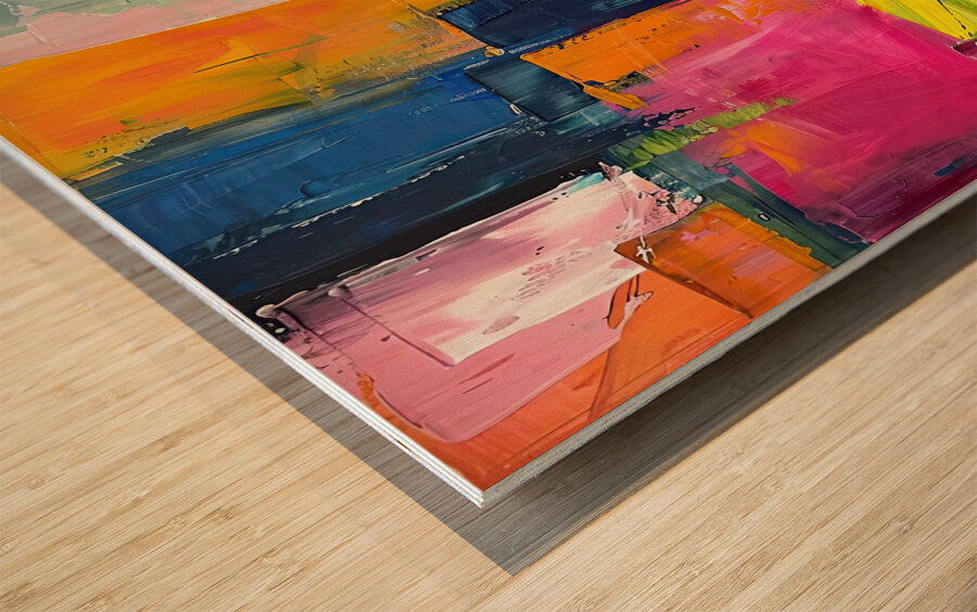 Chromatic Rhapsody 2G9H7P 53 Wood print