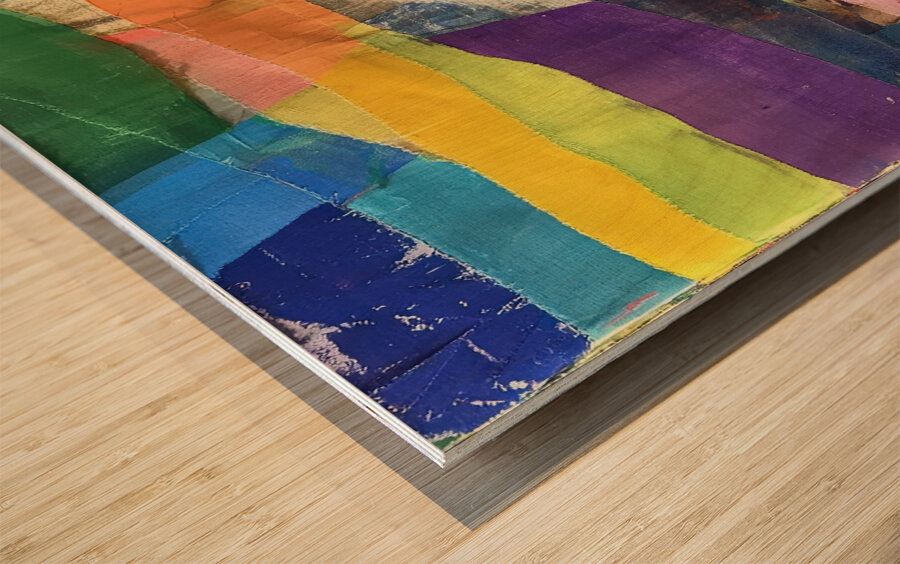 Chromatic Rhapsody 2J7B3H 63 Wood print