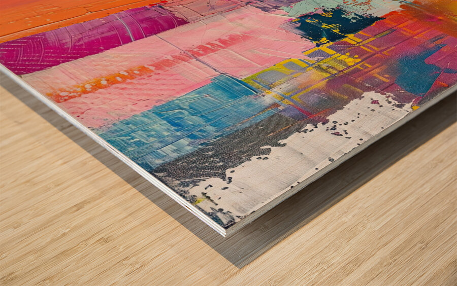 Chromatic Rhapsody 2N9HBC 58 Wood print