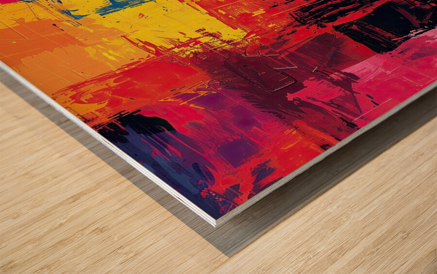 Chromatic Rhapsody 2P3H7N 48 Wood print