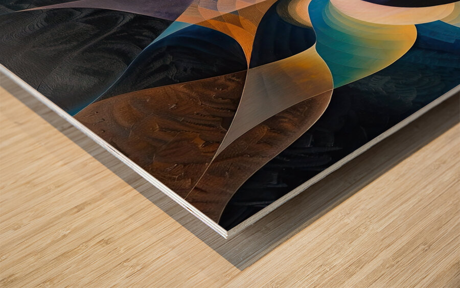 Chromatic Rhapsody 2P9H3N 55 Wood print