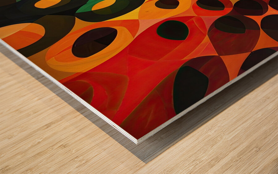 Chromatic Rhapsody 2P9H7D 55 Wood print