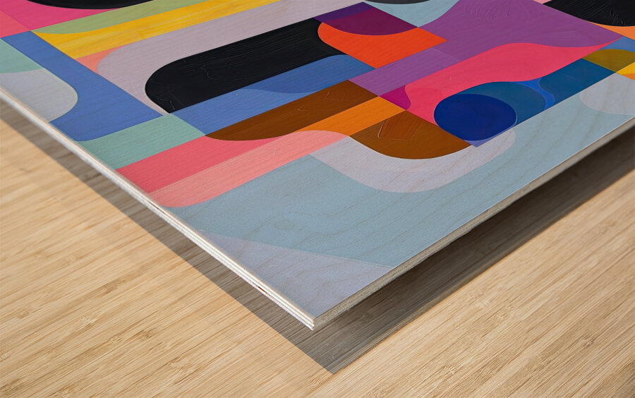 Chromatic Rhapsody 42B9HJ 55 Wood print