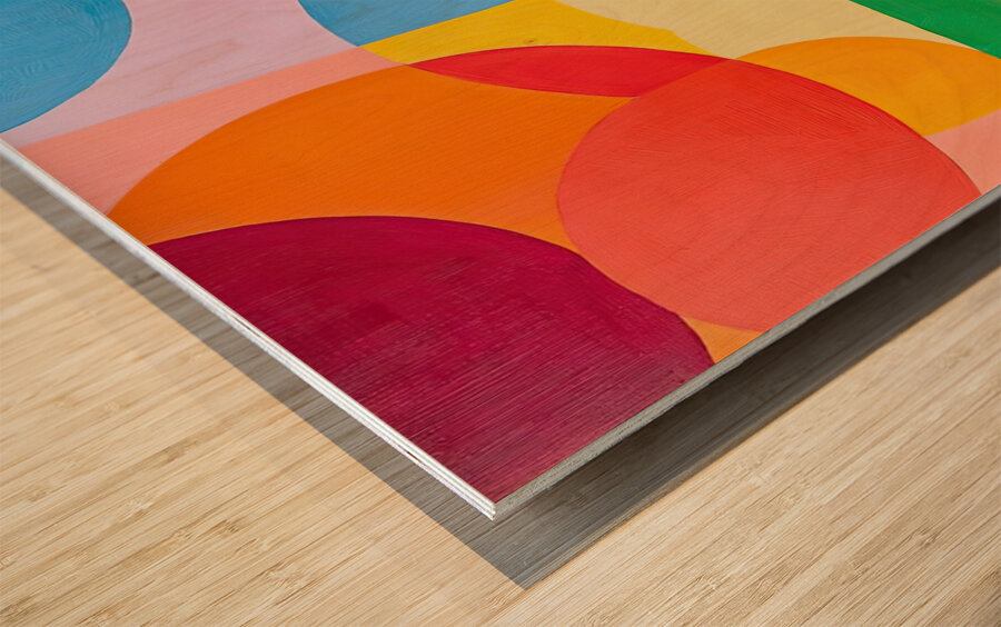 Chromatic Rhapsody 42H9N 58 Wood print