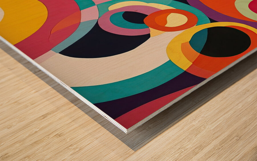 Chromatic Rhapsody 48Z7N9 53 Wood print