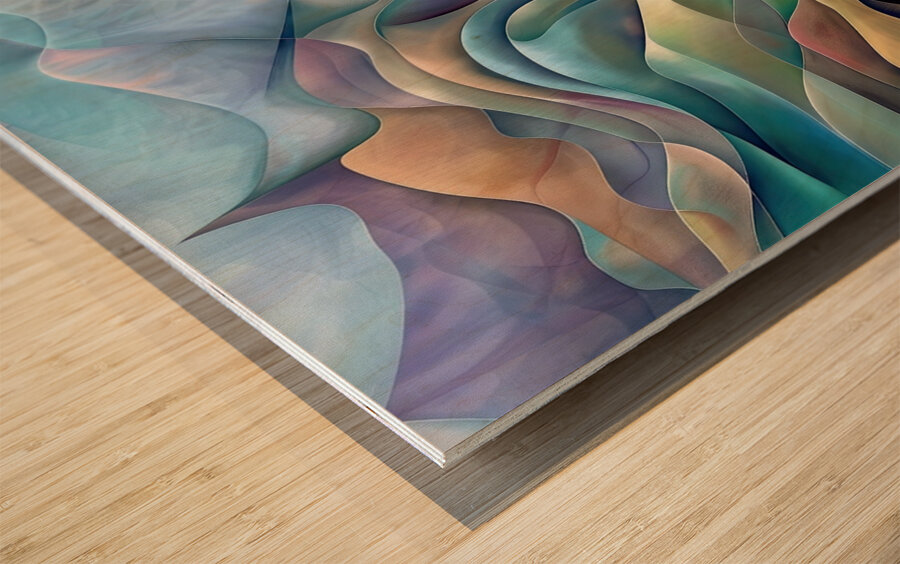 Chromatic Rhapsody 74D9N2 58 Wood print