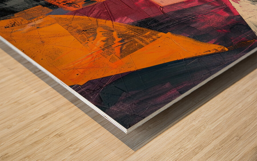 Chromatic Rhapsody 79HBC2 52 Wood print