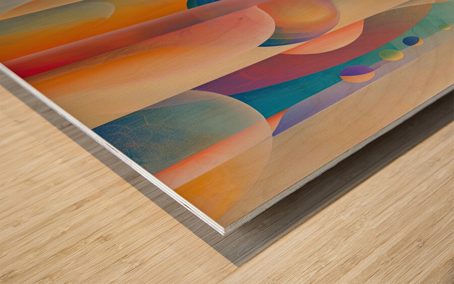 Chromatic Rhapsody 79HBN2 57 Wood print