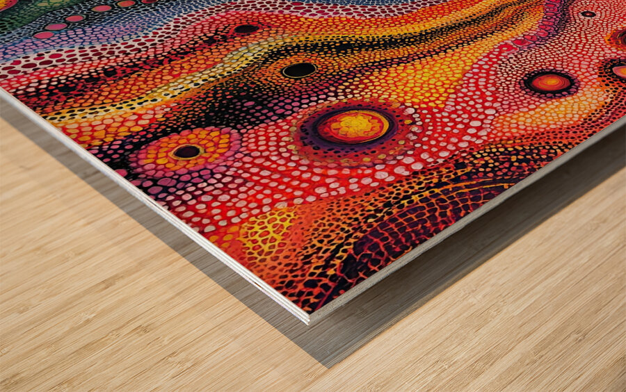 Chromatic Rhapsody 7P3BHN 63 Wood print