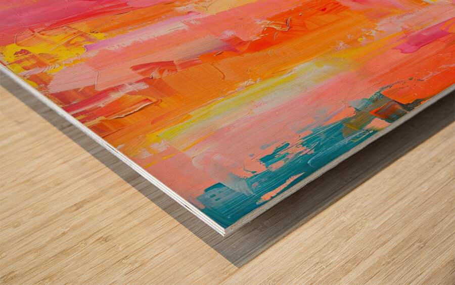 Chromatic Rhapsody 7P3N9H 58 Wood print