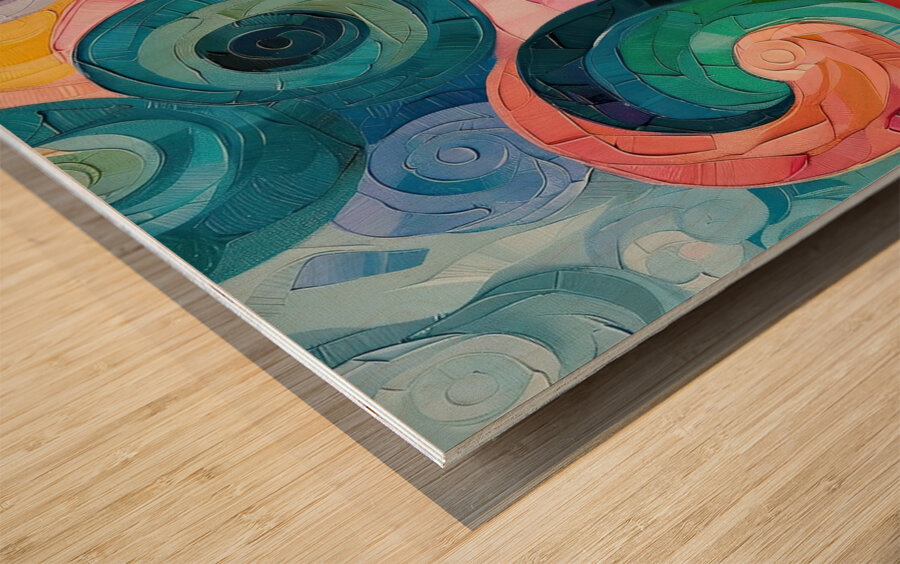 Chromatic Rhapsody 92HJ8N 57 Wood print