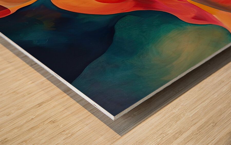 Chromatic Rhapsody 9H2N3Z 52 Wood print