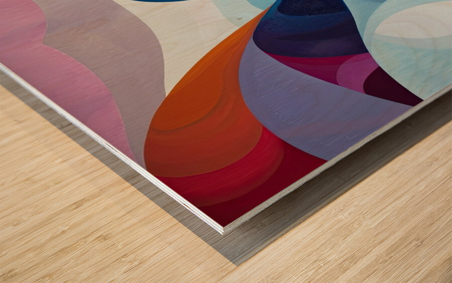 Chromatic Rhapsody 9P3N7H 55 Wood print