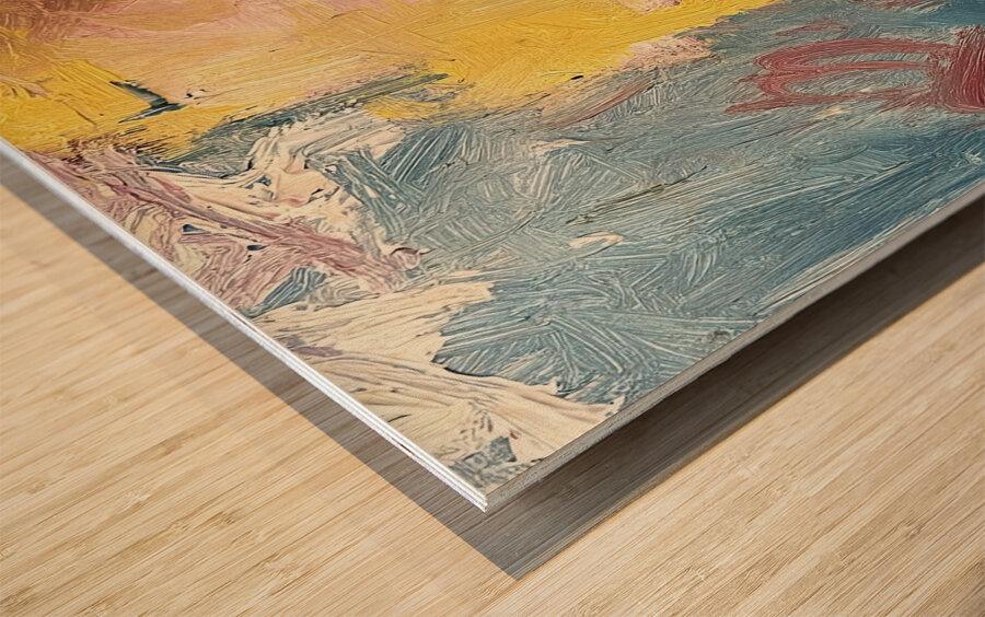 Chromatic Rhapsody AB78C9 58 Wood print