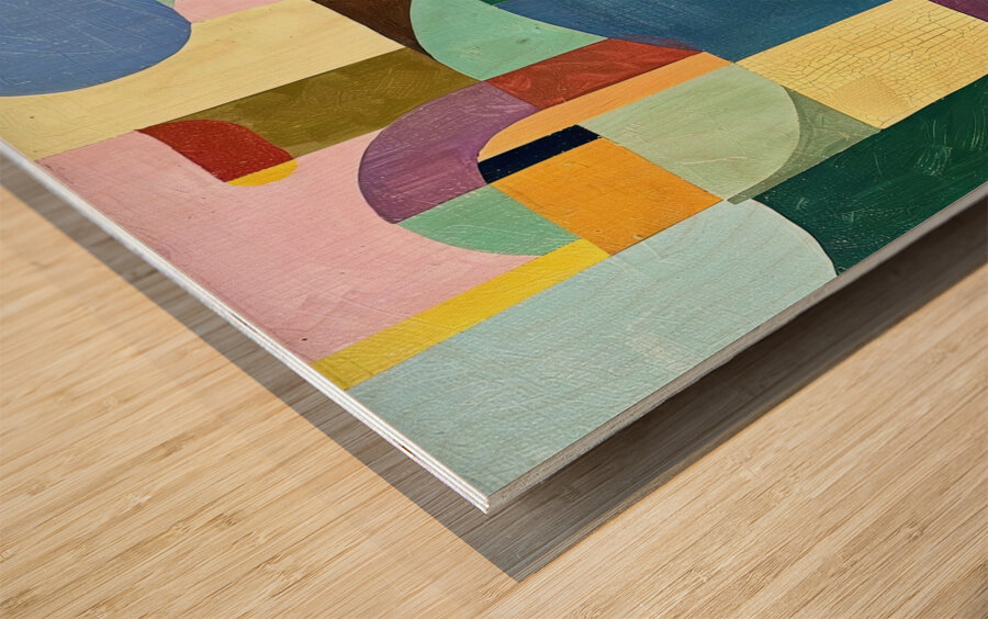 Chromatic Rhapsody H2N3P9 48 Wood print