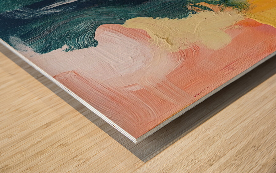 Chromatic Rhapsody H2N9P2 48 Wood print