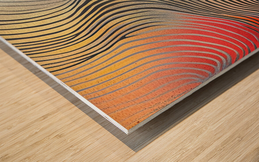 Chromatic Rhapsody H3N5P2 50 Wood print