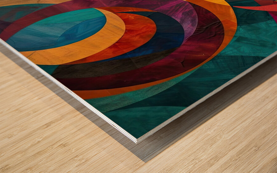 Chromatic Rhapsody J392NP 57 Wood print