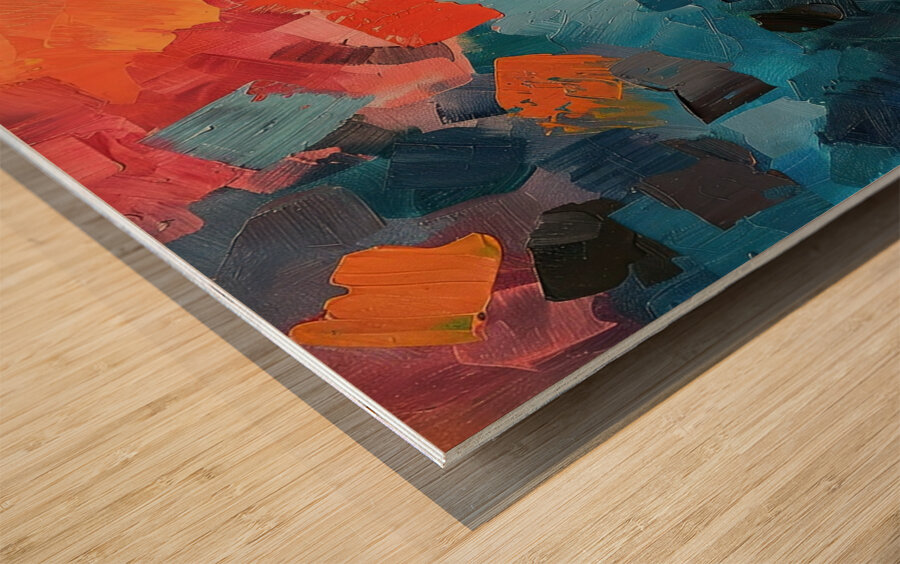 Chromatic Rhapsody JH293N 54 Wood print