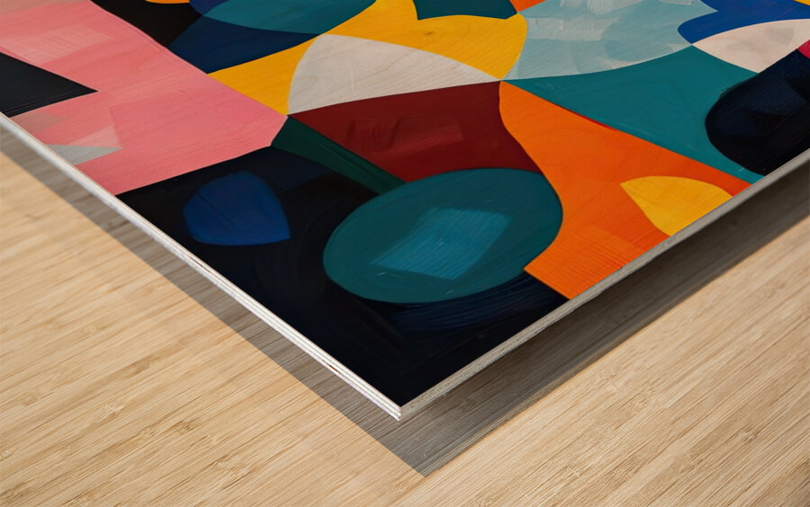 Chromatic Rhapsody K829HJ 55 Wood print