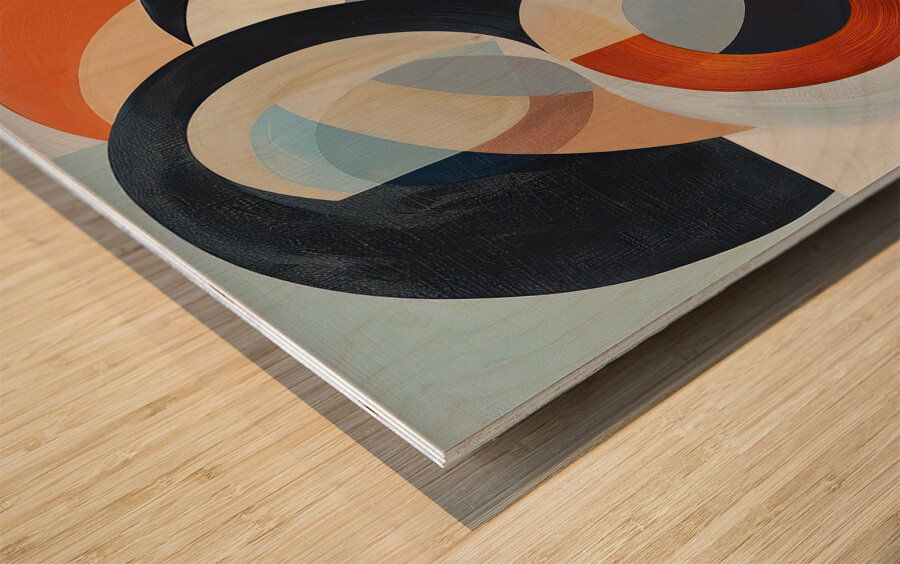 Circular Symphony 7H29NP 45 Wood print