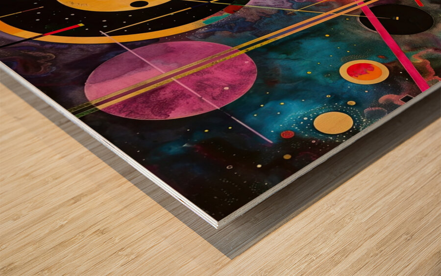 Cosmic Ballet 49Z7N2 60 Wood print