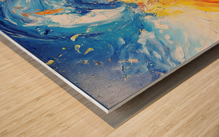 Cosmic Genesis 9P3N7G 57 Wood print