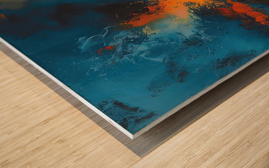 Cosmic Genesis Burst H29N3Z 55 Wood print