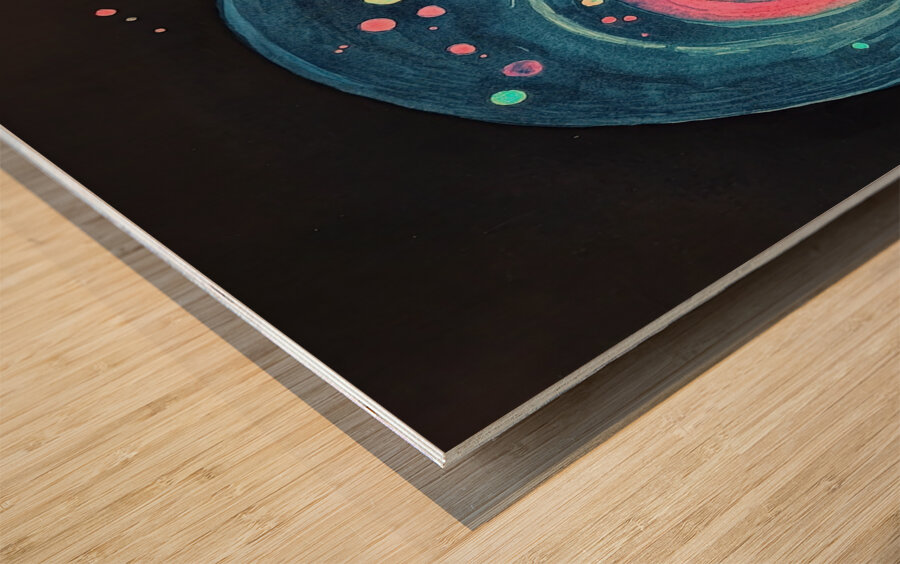 Cosmic Incubation 74B2N 47 Wood print