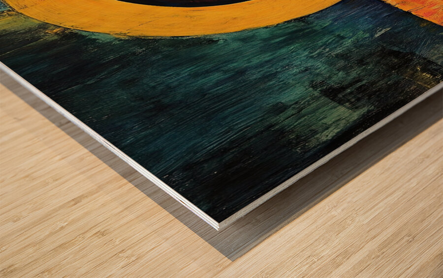 Cosmic Intersection H3N9C2 57 Wood print