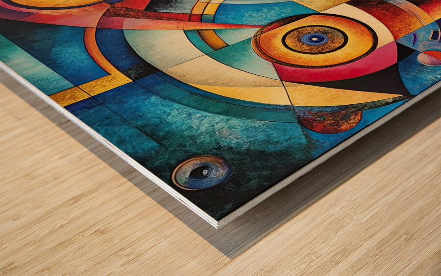 Cosmic Intersections 7P3H2N 62 Wood print