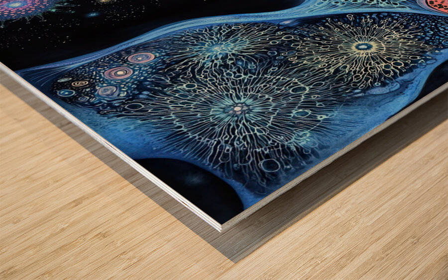 Cosmic Microcosm Y92H7P 58 Wood print