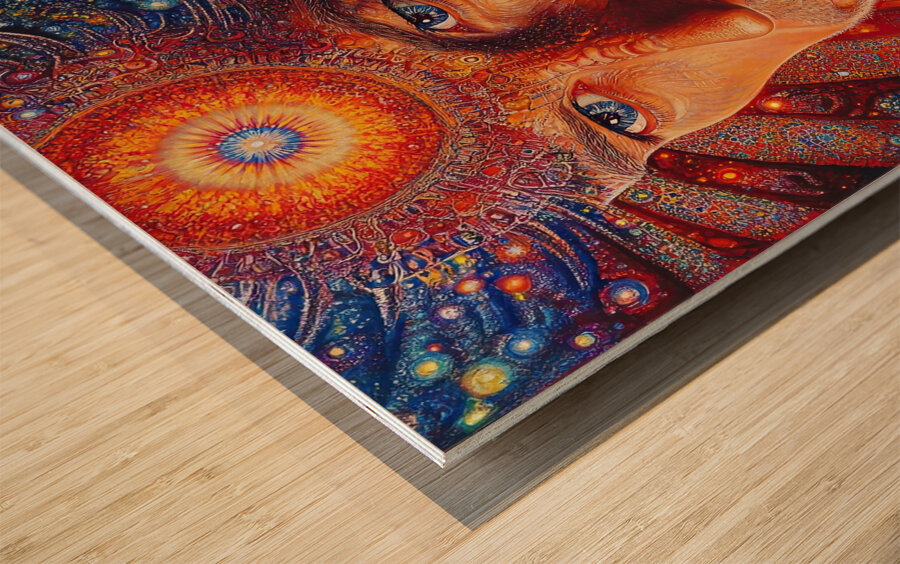 Cosmic Portrait 7H29P4 48 Wood print