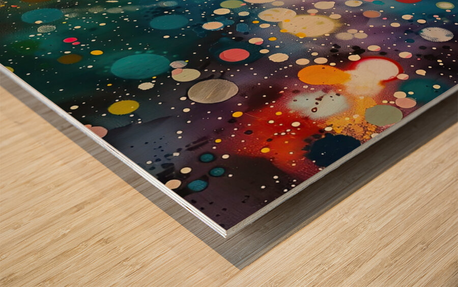 Cosmic Reverie 4H79P2 45 Wood print