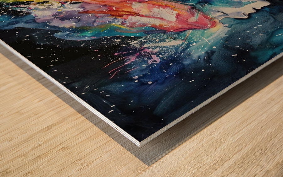 Cosmic Reverie JH293N 55 Wood print