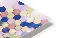 Lilac Hexagon HD Metal print