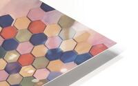 Multicolored Hexagons HD Metal print