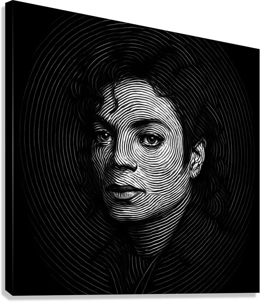 Michael Jackson Ref 250628B11 Canvas Print