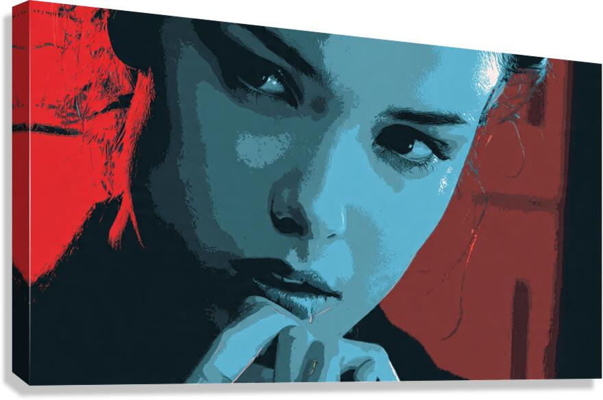 gigantic abstract composition dominating spatial Canvas Print
